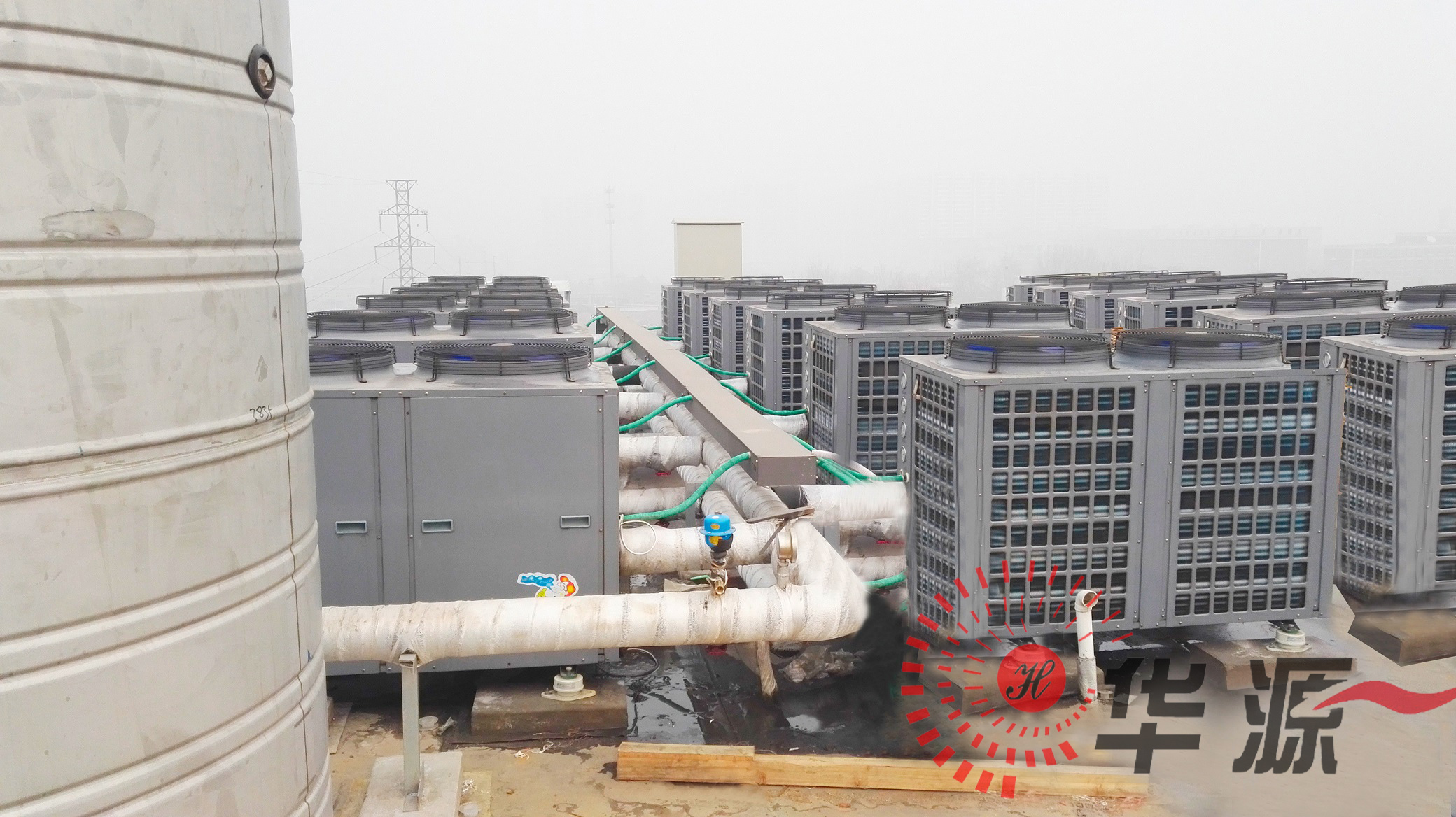 石家莊華源8000平米空氣能采暖工程 石家莊華源8000平米空氣能采暖工程